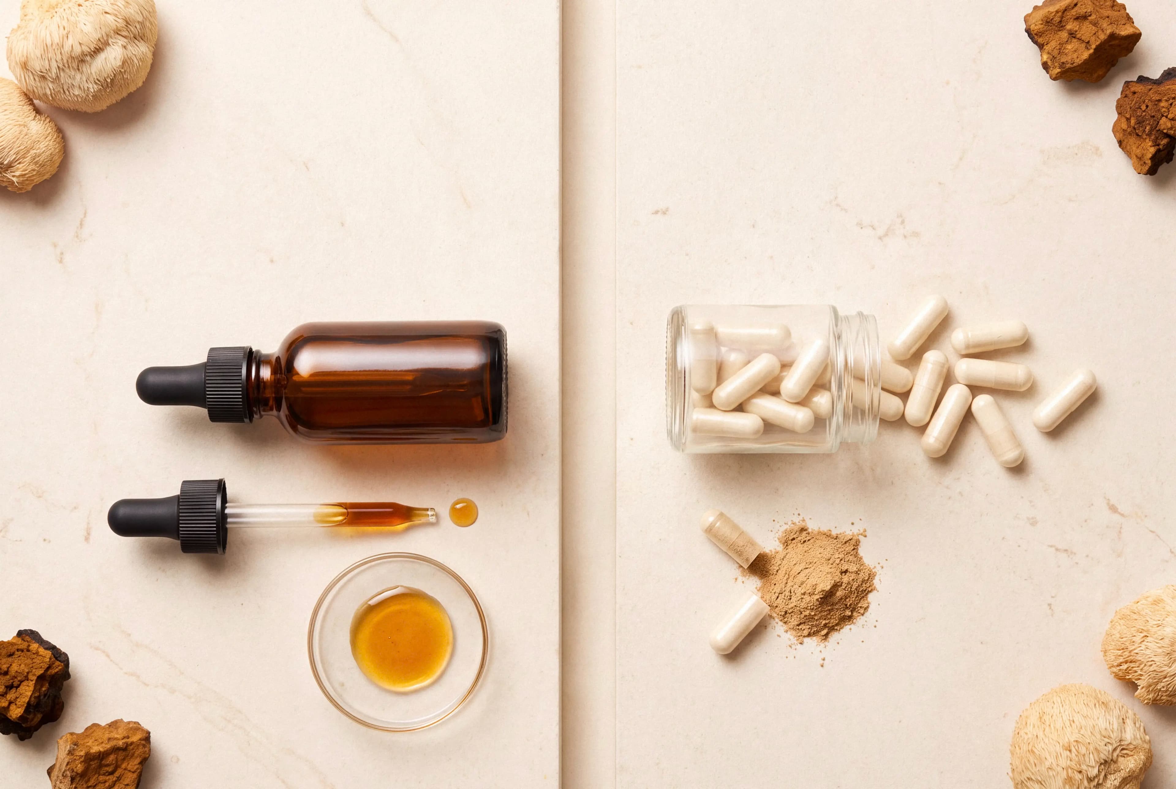 Mushroom Tinctures vs Capsules: Which Is Better?